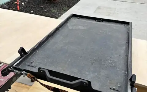 Alucab Fridge slide out/ tilt