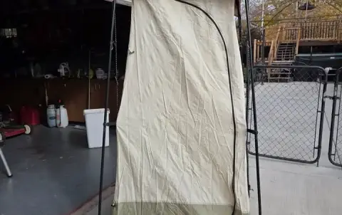 Portable toilet/shower