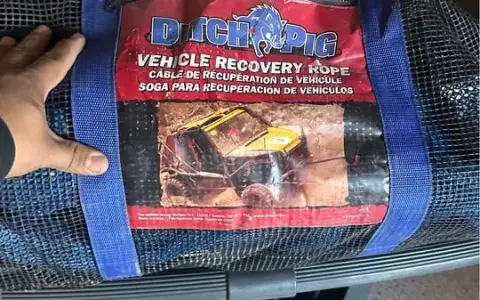 DitchPig Heavy duty recovery kinetic rope 1 1/2