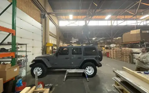 Expedition One MULE roof top tent rack for Jeep Wr