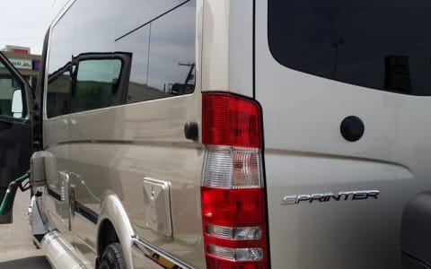 SOLAR Sprinter premium Camper Van - Sleeps 4