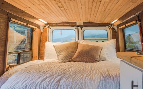 Cozy 2008 Ford Econoline Camper Van — Solar Powere